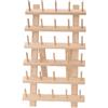 Generico Portafilo in Legno - Portarocchetto da Ricamo da 30, Supporto per da Cucito, Organizzatore di Filati multiscomparto, Espositore per riporre Oggetti Artigianali, per Filo Resistente co