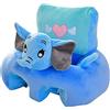 Starnearby Poltroncina per Bambini Senza Riempitivo, Poltrona per Bambini Peluche Fodera a Forma di Animale, Sedia Peluche Neonato Senza Imbottitura Cotone, Seduta Divano Neonato Fai da Te