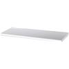 Decor Space Mensola da muro sospesa in legno con bordo arrotondato fissaggio con tasselli a scomparsa (Bianco, 60 x 20 x 1.8 cm)
