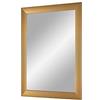 Duisburger-Rahmen24 Flex 35 - Specchio da Parete 40x120 cm con Cornice (Oro Semplice), Specchio su Misura con Striscia di Legno MDF da 35 mm di Larghezza e Parete Posteriore Robusta con Ganci