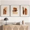 Lumalea Set di 3 poster/poster trittico - Astratto 3617681597544 - Bordo bianco - 3 poster, 40 x 50 cm (cornici non incluse)
