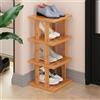Generic Porta Scarpe Verticale, Scarpiera Aperta, Scarpiera Alta e Stretta, Portascarpe Alto e Stretto for Ingresso, Dormitorio, Sotto Il Letto, Scarpiere Salvaspazio