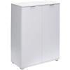 CASARIA Deuba Armadietto cassapanca 71 x 101 x 35 cm, credenza per Camera da Letto, Cucina, Bagno, Bianco
