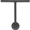 Inbagno Tergivetro Doccia Grigio in plastica, Gomma AntiGraffio e Manico ergonomico con Ventosa, Spring