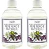Generic Camomilla Torino - Feifan Ricarica Profumo 500 ml per Lampada Catalitica 25 Fragranze Naturali e Intense ad Alto Concentrato di Essenza- Made in Italy (Pepe Nero E Patchouli, 2 Flaconi)
