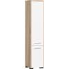 AKORD | Mobile Alto da Bagno FIN 2D | 30x140x30 cm, peso 25 kg | 2 Ante | Moderna Mobiletto | Armadio a muro | Armadietto chiuso in piedi | Adatto Anche come Pensile | Rovere Sonoma/bianco