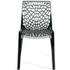 GBSHOP Sedia Traforata da Interni di Design in policarbonato Trasparente