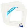 PHOTOLINI 10 x Passe-partout Bianchi da 20x20 cm (14x14 cm)