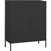 vidaXL Armadietto Antracite 80x35x101,5 cm in Acciaio