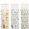 BOBISHE Borsa Portaoggetti da Parete con 3 Tasches, 3PCS Portaoggetti da Appendere Impermeabile Borsa da Appendere Pieghevole Appesa Borsa Organizzatore Tasche Bambini per Camera da Letto, Ufficio, Bagno