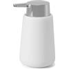 Miracle of Denim Serie Bagno Bianca in Ceramica Linea Sidney con inserti in acciaio Cromo (15x8)