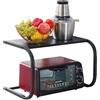 GAOCUNBING Scaffale per microonde, scaffale per cucina multistrato, organizer per bancone della cucina, scaffale per spezie da banco per forno a microonde domestico