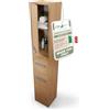 CDF Armadio da Bagno Alto largh. 30 cm Colonna Bagno Mobiletto Portaoggetti Stretto Ripiani e Scomparti per Piccoli Spazi, Cosmetici Moderno Mobile Salvaspazio Rovere Artisan 30x30x170 cm