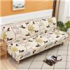 WWQQKJ Copridivano Clic Clac 3 2 Posti Senza Braccioli Elasticizzato Fodera per Divano Letto Pieghevole, Fodera per Elastici Futon Copridivano Senza braccioli(Large,120-155cm)