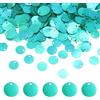 QUARKZMAN 1250 PZ Paillettes Piane Rotondo, 10mm/0.4 Pollici Grandi Paillettes per Artigianato Gradiente AB Verde Scuro Paillettes Sfumate con Fori Singoli per Artigianato Fai da Te Cucito