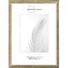 Duisburger-Rahmen24 DR24 Cornice 31x41 (Silver Leaf) su Misura, Telaio in Legno MDF Largo 35 mm Incluso Vetro Sintetico antiriflesso, Parete Posteriore Stabile, perni da Piegatura e Ganci