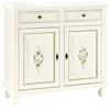 Mar.c.a. Design - Credenza Arte Povera 2 Ante 2 Cassetti in Legno 103x43x96 cm - Madia Legno Made in Italy