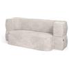 VitaliSpa Divano Lille, Beige, 190 cm con funzione di riposo, adatto all'uso quotidiano e combinabile con elementi da divano