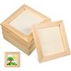 Toddmomy Cornice Quadrata In Legno 10Pcs Cornice Per Foto In Legno Grezzo Cornice Per Campioni Di Fiori Secchi Cornice Per Farfalle Cornice Per Cornice Cornice Per Foto Da Comodino 12X12cm