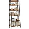 WOLTU Libreria Metallica 6 Livelli, Scaffale Verticale Salvaspazio