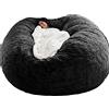 WXQY Puff Poltrona a Sacco Fodera per Pouf a Sacco da Esterno Puff Bean Bag Chair XXL Senza Imbottitura Gigante in Tessuto per Adulti Bambini, Pouf da Soggiorno, Grande Poltrona Copertura