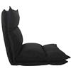 Rebecca Mobili Seduta Futon, Poltrona Yoga, Poliestere Metallo, Riposo Salotto Veranda - Misure 70 x 56 x 70 cm (HxLxP) - Art. RE6200