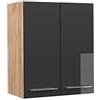 Vicco Pensile da cucina Fame-Line, Antracite lucido, 60 cm, per la combinazione con altri moduli della serie Fame-Line