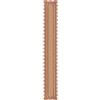 CASAVANI Tappeto in iuta naturale smerlato, 6 x 1,8 m, beige e rosa intrecciato a trama piatta, tappeto kilim tappeto dhurrie per corridoio, ingresso, comodino, cucina, scale