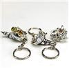 DLM Bomboniere DLM31925 (Kit 12 Pezzi) Portachiavi Cornucopia Porta Soldi Portafortuna Oro e Argento Abbondanza Fortuna Nozze Laurea bomboniera Regalo