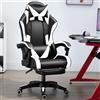 IZTOSS Sedia Gaming Economica,con Poggiapiedi Poggiatesta Cuscino Lumbare