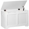 Hzuaneri Cassa Portaoggetti, 40 x 76 x 48 cm, Bianco