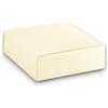 Generico 25 Scatole in Cartone con Coperchio Panna Pieghevole Fai da Te 10x10x4,5 cm bomboniera Matrimonio Battesimo Comunione Regalo Muffin Porta Confetti