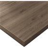 POKAR Piano da Tavolo 140x70 cm | Piano per Scrivania Spessore 25 mm | Perfetto per Scrivania Regolabile in Altezza e Tavolo da Pranzo | Resistente e Stabile | Prodotto in Europa | Quercia Davos