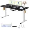 FLEXISPOT Scrivania Regolabile in Altezza a 2 Motori 160x80 cm con Piano Unico, Pannello con Memoria, Portata 100 kg