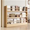 yurstcggh 3 Livelli Libreria,Libreria Montessoriana per Bambini,Legno,Scaffale Stretto Dietro La Porta,Mensole Cameretta Salvaspazio,per Camera da Letto,Soggiorno,Casa,Ufficio,Dietro Doo