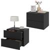 WOLTU Set di 2 Comodini Galleggianti