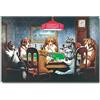 ZYHFBHFBH Poster e Stampe Dipinto Quadri su Tela Stampe su Tela Cani Che Giocano a Poker Immagini murali di Animali per Soggiorno 60x105cm x1 Senza Cornice
