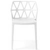 Connubia Sedia Modello ALCHEMIA in Polipropilene Set 4 Pezzi - Disponibile in 6 Colori (Bianco Ottico)