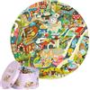 Click Europe Puzzle rotondo, 150 pezzi, Boppi - City