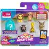 Jazwares Adottami! Set di figure Confezione da 6 pezzi Vita animale