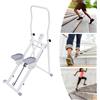 StarTech Ellittica Stepper - Cyclette - Pieghevole - Regolabile in altezza - Display LCD - Portatile - Fino a 150 kg - Per allenamento di forza - Bianco