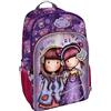 SANTORO M522a, zaino 3 cerniere per bambini, viola, 290 x 450 x 170 mm, Viola, 290x450x170 mm, Zaino 522A