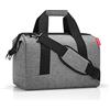 reisenthel allrounder M - Borsa da Medico Multifunzione per Viaggio, Lavoro e Tempo Libero, Multitasche con Tracolla Rimovibile, Tessuto Idrorepellente, 18 L, Argento Twist