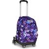 Seven Trolley Scuola Comby 8 Ruote LOVEPASS, Viola, 31 L, Scomponibile, Uso Zaino, Tasche multiuso, Tasca porta pc, Struttura pieghevole, Barra telescopica, Scuola elementare e media, Bambina