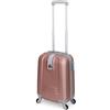 Or&My Bagaglio a Mano 52x35x20 cm - Valigia Rigida in ABS Leggera e Resistente - 4 Ruote Rimovibili Girevoli 360° - Compatibile con tutti compagnie aeree - Trolley da Cabina Offerta Mod.188 (Champagne)