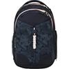 satch match Dalla 5ª classe, ergonomico, capacità di 35 L, stabile, massima organizzazione Midnight Jungle - Blu