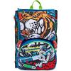 Seven SJ Gang Zaino Scuola Estensibile, Blu, Animali Fantasy Da SJ Boy, Zaino Doppio Scomparto Con Pattine Sfogliabili, Scuola Elementare & Tempo libero, Bambino