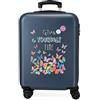 MOVOM Give Yourself Time Valigia da cabina blu 38 x 55 x 20 cm Rigida ABS Chiusura a combinazione laterale 35 l 2 kg 4 ruote doppie set a mano