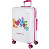 AGATHA RUIZ DE LA PRADA - Valigia Media da Viaggio. Trolley Medio Rigide in Misura 67cm - Valigia 20 kg con 4 Ruote. Materiale PC Valigia Media Rigida Resistente e Super Leggero - Robusta Serra, Amore