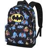 Looney Tunes Batman Tunes-Zaino HS FAN 2.0, Nero, 30 x 41 cm, Capacità 22 L